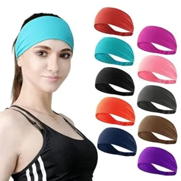 DASUTA Workout Headbands for Women Sports Sweatbands Yoga Hairbands for Fitness Elastic Athletic Non...