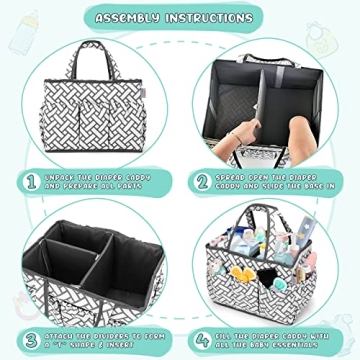 XL Baby Diaper Caddy Organizer for Ultimate Storage Solution