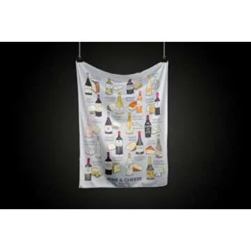 Wine Folly Microfiber Wine Glass Polishing Cloth Variety Pack Bundle - Large Size (21" x 28")