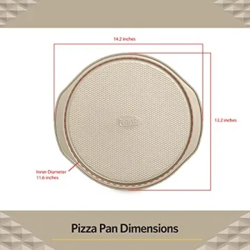 Glad Nonstick Pizza Pan for Easy Baking and Cleanup
