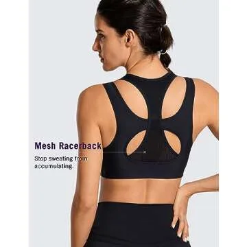 High Support SYROKAN Sports Bras for Women - No Bounce