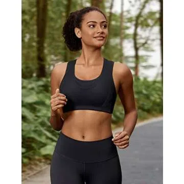 High Support SYROKAN Sports Bras for Women - No Bounce