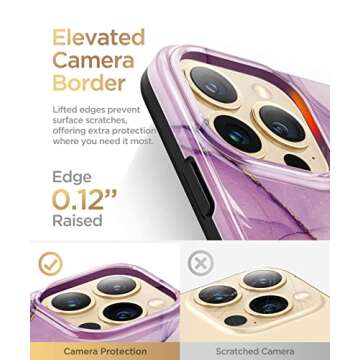 GVIEWIN iPhone 13 Pro Case with 10FT Military Protection