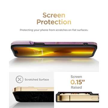 GVIEWIN iPhone 13 Pro Case with 10FT Military Protection