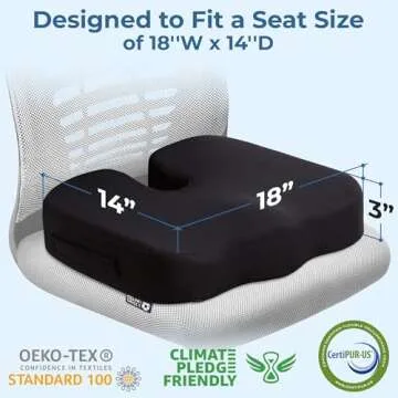 5 STARS UNITED Seat Cushion for Office Chairs and More