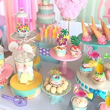 Tropical Cupcake Toppers for Summer Celebrations