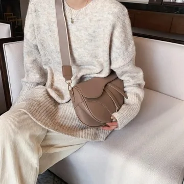 Trendy JBB Women Saddle Shoulder Bag - Chic Crossbody Purse