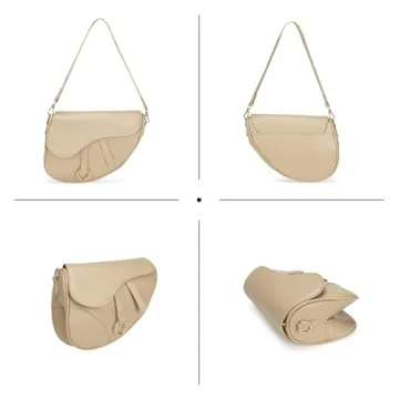 Trendy JBB Women Saddle Shoulder Bag - Chic Crossbody Purse