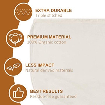 6 PCS 12"x12" Nut Milk Bags for Diverse Straining Needs