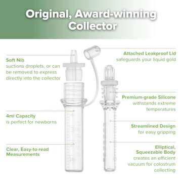 Haakaa Colostrum Collector Syringes for Nursing Moms