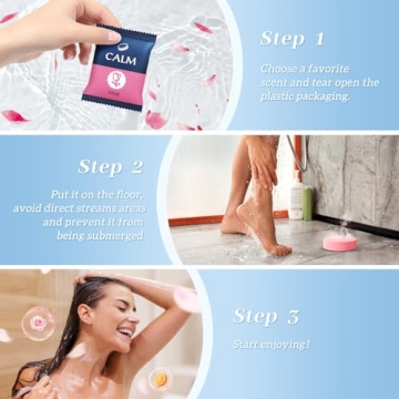 TranquilBliss 6 Count Scented Shower Steamers for Relaxation