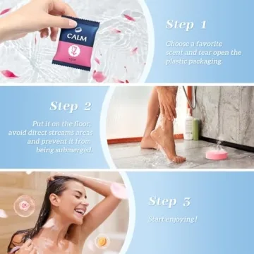 TranquilBliss 6 Count Scented Shower Steamers for Relaxation