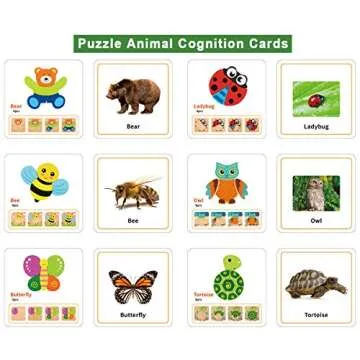 Bright and Safe Wooden Jigsaw Puzzles for Toddlers