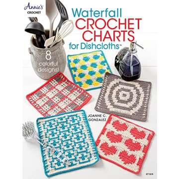 Waterfall Crochet Charts for Dishcloths