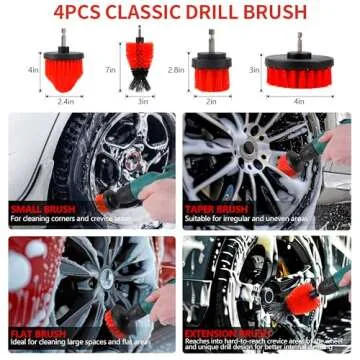 MIANYINGR 35Pcs Car Detailing Kit with Brush Set