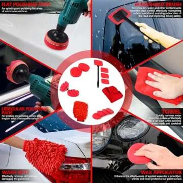 MIANYINGR 35Pcs Car Detailing Kit with Brush Set