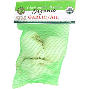 Christopher Ranch Organic Garlic Bag, 3 Ounces