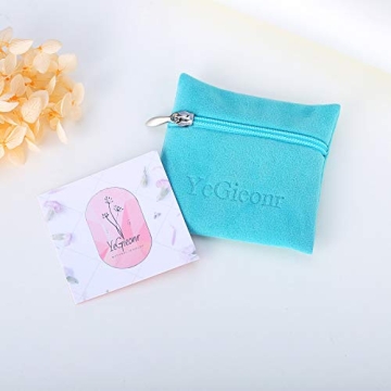 YeGieonr Unique 925 Silver Flower Signet Ring for Elegance