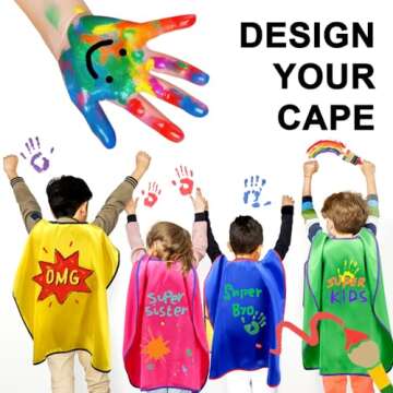 iROLEWIN Superhero-Capes for Kids Bulk 20 Pack Superhero Party Favors Toddler Dress-up Halloween Group Costumes Pretend Play