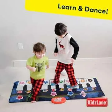 Musical Piano Mat for Kids with 10 Sounds & Dance Fun