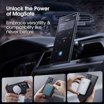 CASEKOO Magnetic Ring Stand for S24 Ultra - 16FT Drop Protection