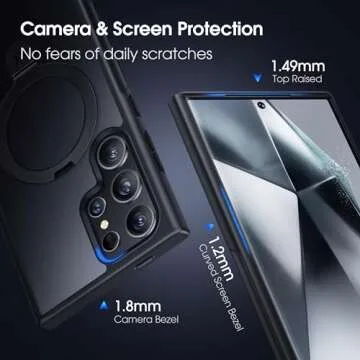 CASEKOO Magnetic Ring Stand for S24 Ultra - 16FT Drop Protection