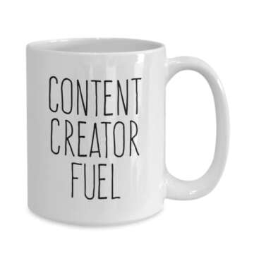 Creative Fuel for Content Creators - Ceramic Coffee Mug