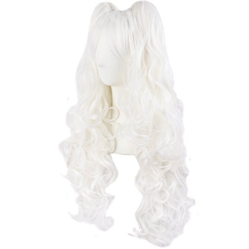 MapofBeauty 28" Long Curly Ponytails Cosplay Wig