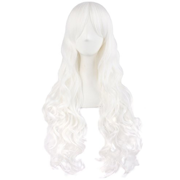 MapofBeauty 28" Long Curly Ponytails Cosplay Wig