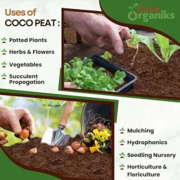 Premium 100% Organic Coco Coir Bricks for Better Gardening