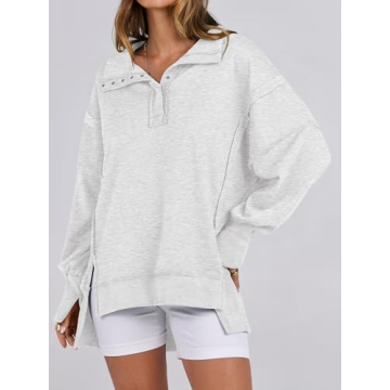ANRABESS Women's Oversized Casual Sweatshirt for Fall