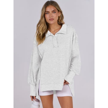 ANRABESS Women's Oversized Casual Sweatshirt for Fall