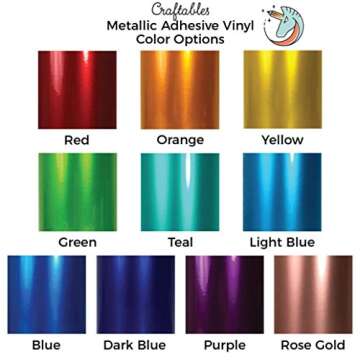 Craftables Metallic Vinyl - Perfect for Crafting