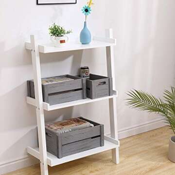 AOSENTE HOME Rustic Wood Crates Set of 3 Storage Containers