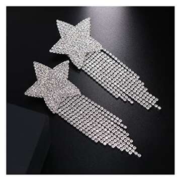 1Pair Rhinestone Body Jewelry Nipple Chain Festival Nipple Stickers Rhinestone Breast Cover Shiny Crystal Chest Stickers Accessories Jewelry for Women (Silver)