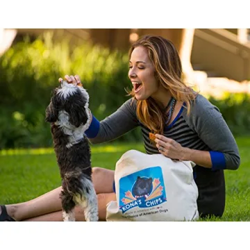 KONA'S CHIPS Chicken Jerky Treats for Dogs Made in USA