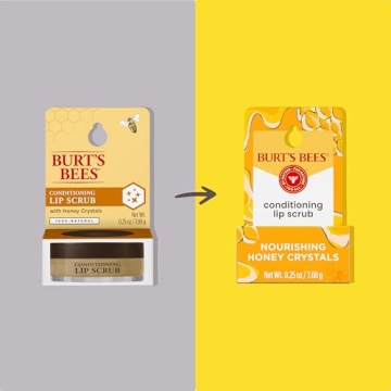 Burt's Bees Honey Lip Scrub for Soft and Smooth Lips