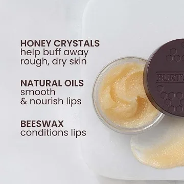 Burt's Bees Honey Lip Scrub for Soft and Smooth Lips