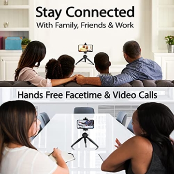 Fugetek Portable Mini Tripod for Phones and Cameras