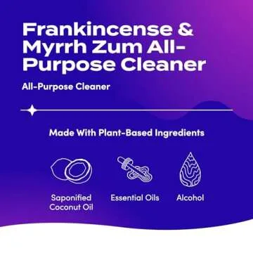 Zum by Indigo Wild All-Purpose Cleaner - Natural Multipurpose Cleaner Made with Essential Oils, Baki...