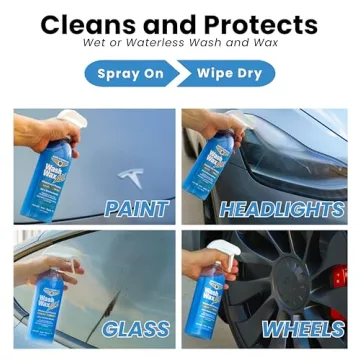 Waterless Car Wash Wax with UV Protection - 128 Fl. Oz