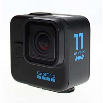 GoPro HERO11 (Hero 11) Black Mini - Waterproof Action Camera with 5.3K Ultra HD Video, 24.7MP Photos...