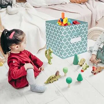 Homyfort 11x11 Cube Storage Organizer Bins Set of 8