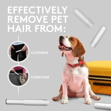 Flint Classic White Mini Lint Roller - Travel Size & Effective