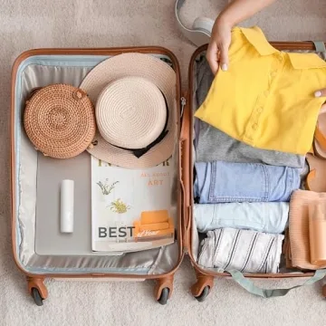 Flint Classic White Mini Lint Roller - Travel Size & Effective