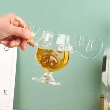 YOUMEHE National Lampoon's Christmas Vacation Moose Mug - 8 Ounce Acrylic Christmas Cup