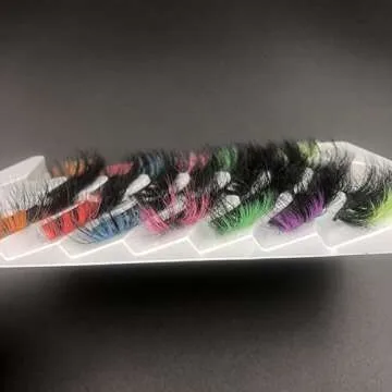 Mikiwi 25mm Colored Mink Lashes Pack, 7 Pairs Mix Color Drametic Long 25mm Real Mink Eyelashes With Color on end, Fluffy Mink Colored Eyelashes, Colorful Lashes With Orange/Red/Pink/Blue/Green/Purple