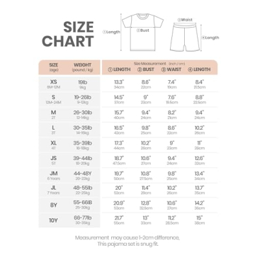AVAUMA Snug-Fit Summer Pajamas for Kids - Comfort & Style