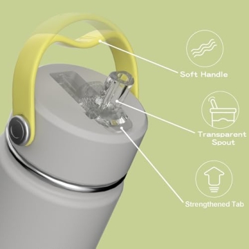 OISIZ Kids Water Bottle Vacuum Insulated 14oz - Leakproof