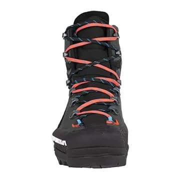 La Sportiva Womens Aequilibrium LT GTX Mountaineering/Alpine Trekking Boots, Black/Hibiscus, 6